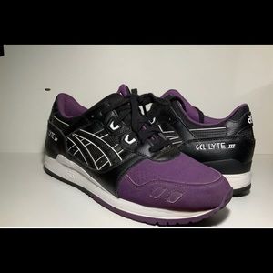 ASICS Gel-Lyte 3 Pack Purple Toe Black White Men’s Size 11